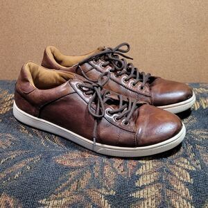 Steve Madden Sabel Brown Leather Shoes- Size 10